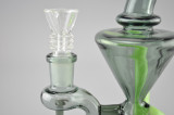 MAV - Hourglass Recycler Rig w/ 14mm Female Joint & Slide - Slyme