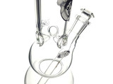 JEROME BAKER - Double Bubble Bong w/ Removable Downstem & 14mm Slide - 13"