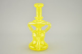 EL CHAPO - Double Uptake Klein Recycler w/ 2-hole Perc & 14mm Female Joint - Lemon Slyme