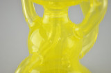 EL CHAPO - Double Uptake Klein Recycler w/ 2-hole Perc & 14mm Female Joint - Lemon Slyme