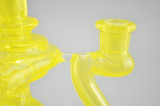 EL CHAPO - Double Uptake Klein Recycler w/ 2-hole Perc & 14mm Female Joint - Lemon Slyme
