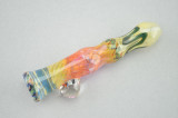 MW STUDIOS - Fume & Color Chillum Pipe w/ Millie Marble - Dexter's Lab
