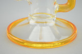 RYE DEYER - Gridline Double Uptake Recycler Tube w/ 18mm Slide - Terps (Color Changing)