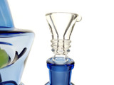 MAV - Hourglass Recycler Rig w/ 14mm Female Joint & Slide - Blue/Slyme