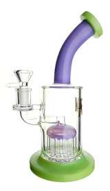 AFM - 11 Arm Tree Bubbler w/ 14mm Female Joint & Slide - Hulk