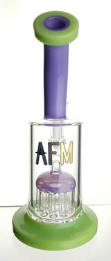 AFM - 11 Arm Tree Bubbler w/ 14mm Female Joint & Slide - Hulk