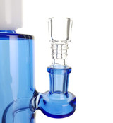 AFM - Spray Can Dab Rig w/ 14mm Female Joint & Slide - White / Blue