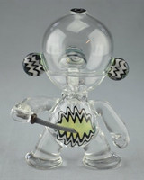 D-ROCK - Wig-Wag Munny Man Vapor Rig w/ 14mm Dome, Sword Dabber, and Fixed 2-Hole Diffy
