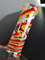 IDAB - Large "Hennessy Bottle" Dab Rig w/ 14mm Female Joint - Fire