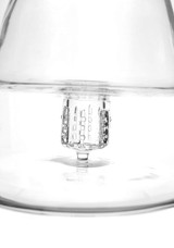 DESIGNER SCI - 15" Collins Beaker Bong w/ Bottom Grid Pyramid Perc & 18mm Slide