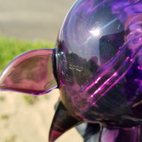 TURTLE TIME - Dichro Sea Turtle Dab Rig w/ 10mm Female Joint - Gold Amethyst