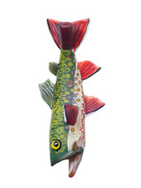 TRAPPER STUDIO - Full Fish Brook Trout Chillum Pipe