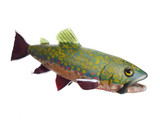 TRAPPER STUDIO - Sandblasted Brook Trout Dry Pipe