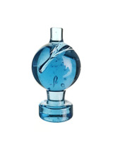 ETERNAL - Marble Spinner Bubble Carb Cap for Puffco Peak or Focus V Carta - Glow Berry (UV Reactive)