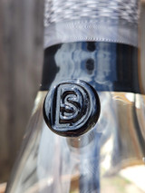 DESIGNER SCI - 44mm Glass Beaker Bong w/ Gridded Downstem & 14mm Slide - Wig-Wags #1