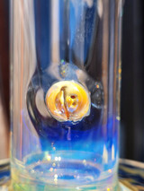 ASHME - 44mm Wrap n' Rake Gridline Tube  - Blue / Caramel