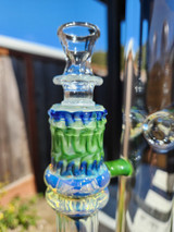ASHME - 44mm Wrap n' Rake Gridline Tube  - Blue / Green