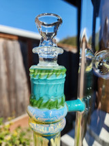ASHME - 44mm Wrap n' Rake Gridline Tube  - Aqua / Green