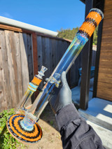 ASHME - 44mm Wrap n' Rake Gridline Tube  - Black / Orange