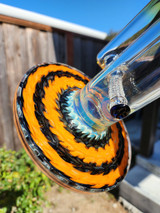 ASHME - 44mm Wrap n' Rake Gridline Tube  - Black / Orange