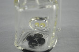 HAMM'S WATERWORKS - Tiny Twisted Square "Exo" Diffy Vapor Rig - Black/Yellow