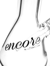 ENCORE - 7mm Thick Glass Beaker Bong w/ Downstem & 14mm Slide - 15" (Pick a Color)