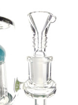 AFM - 2-Hole to 11-Arm Tree Bubbler w/ 14mm Female Joint & Slide - Prussian Blue