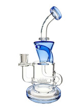 AFM - Gridline Klein Recycler Rig w/ 14mm Slide - Blue