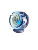TERP SPHERE - Marble Spinner Carb Cap for Quartz Banger - Opal & Fume Vortex #10