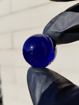 TERP SPHERE - Marble Spinner Carb Cap for Puffco Peak - Brilliant Blue #1