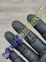 KNOW EGO - Glass Katana Sword Dabber w/ Dichro Blade - #9