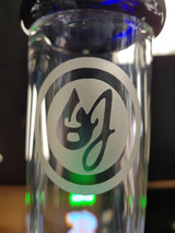 OJ - 15" Heady Beaker Bong w/ Matching Ice-Pinch Slide - #5