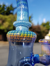 TOASTED GNOME - Fume Air Trap Banger Hanger Rig w/ 10mm Female Joint - Blue Dream