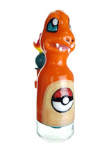 THE GLASS FISH - Charmander Dab Rig w/ 14mm Female Joint & Carb Cap