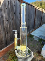 KUSH SCIENTIFIC - Type2 Gridded Puckline Tube w/ 18mm Joint & Slide - Fumed #1