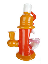 GLASSHOLE - Spray Paint Can Dab Rig w/ 10mm Female Joint - OJ / Poppy