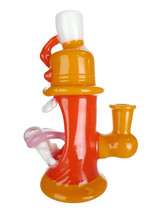 GLASSHOLE - Spray Paint Can Dab Rig w/ 10mm Female Joint - OJ / Poppy