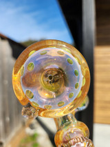 ECALSART - Heady Fume Pattern Glass Sherlock Pipe - #3
