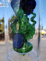 CHARLI GLASS - Rose Capsule Dab Rig w/ 14mm Female Joint - Black Violet