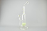 M&M TECH - Double Mesh Perc Bent Neck Tube w/ 18mm Push Bowl Slide - 60mm (Slyme)