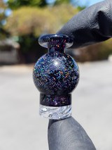 BRADLEY MILLER - Glass Spinner Bubble Carb Cap w/ Crushed Opal