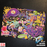 DUNKEES - Large Non-Stick Silicone Dab Mat - Three Days DUNKEES - Large Non-Stick Silicone Dab Mat - Three Days