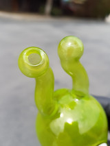 DREWBIE  - Sluggo Dab Rig w/ 10mm Female Joint - Dark Lime Drop