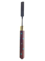 CELLINI & CO. - "Icosa Series" Heady Dabber w/ Custom Inlayed Opal Wood Handle - #1