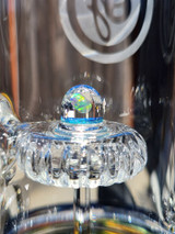 OJ FLAME - Classic Recycler Bubbler w/ 14mm Female Joint & Opal - #3