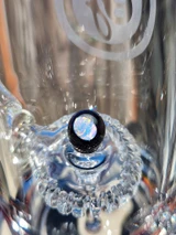 OJ FLAME - Classic Recycler Bubbler w/ 14mm Female Joint & Opal - #4