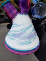 SWAN GLASS - "Jazz Water Cup" Mini Tube Rig w/ 14mm Female Joint