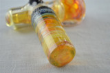 SASHA HESS - 5-Slit Inline Heady Worked Vapor Bubbler w/ 14mm Male Joint & Dome - #3