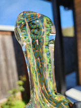MICHAEL CROUCH - Fully Worked Inside Out Dry Spoon Pipe w/ Honeycomb Head - #1