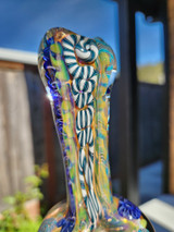 MICHAEL CROUCH - Fully Worked Inside Out Dry Spoon Pipe w/ Honeycomb Head - #2
